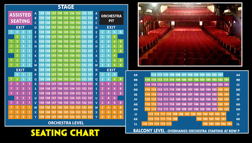Theatre By The Sea Seating Chart